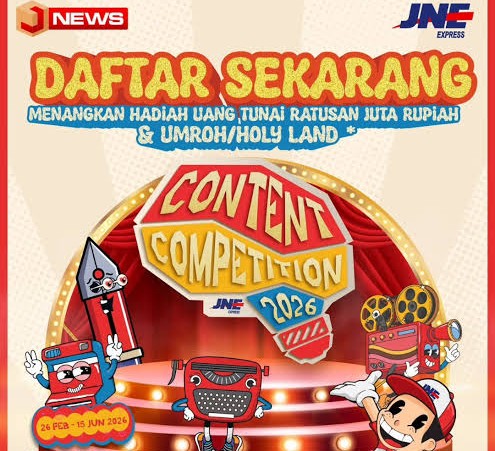 JNE Content Competition 2026 dibuka, hadiah ratusan juta hingga Umrah & Holy Land (foto/ist)